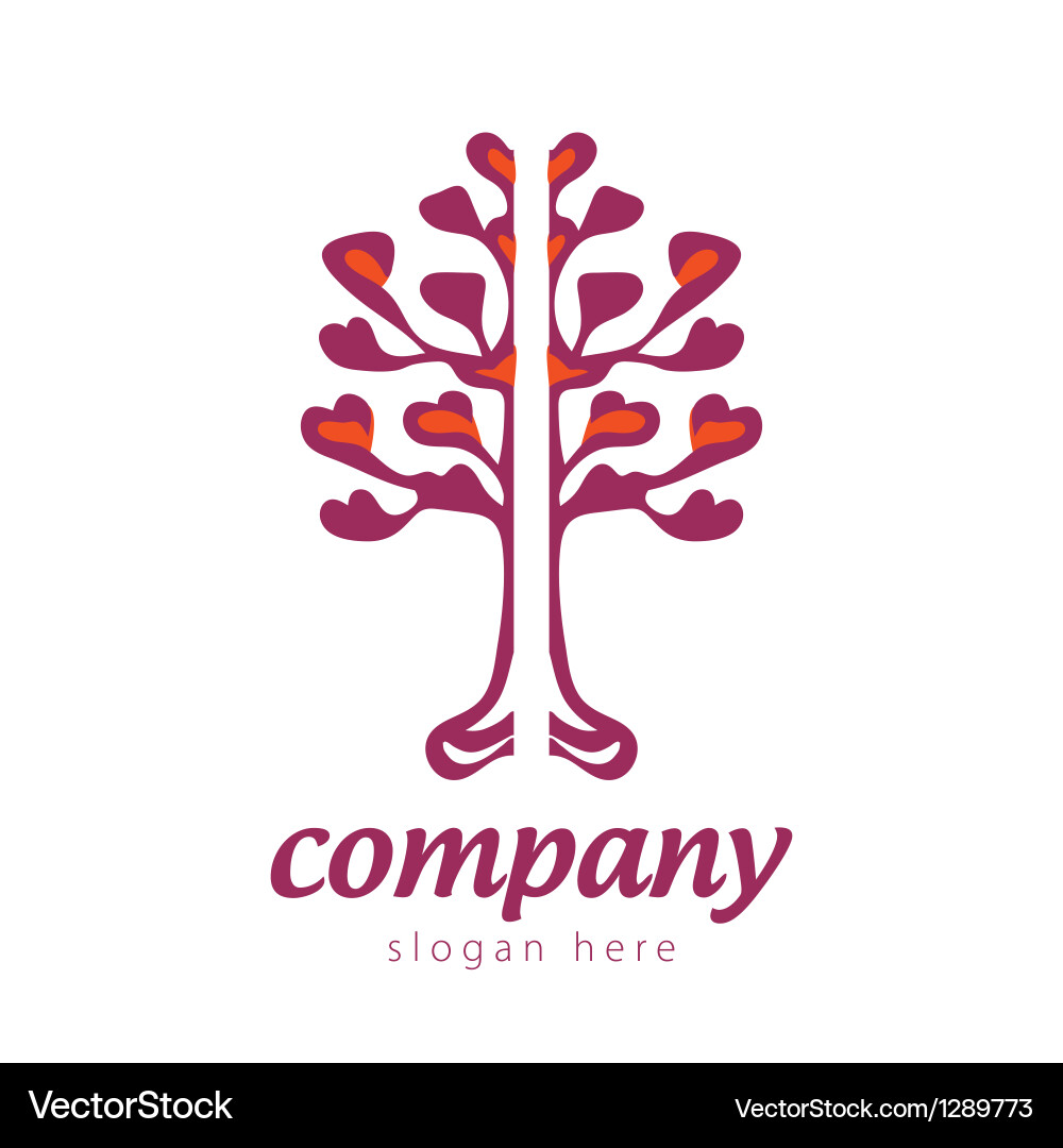 Love tree Royalty Free Vector Image - VectorStock