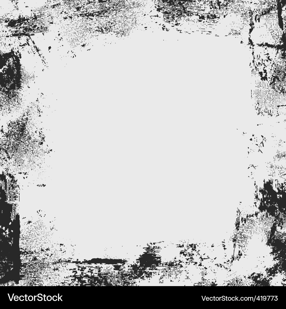Rustikale graue Grunge Rahmen Vektorbild