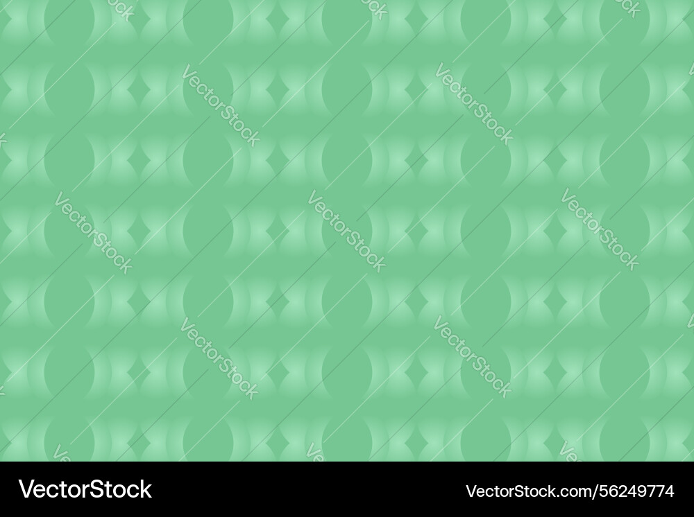 Geometric repeated element green gradient effect vector image