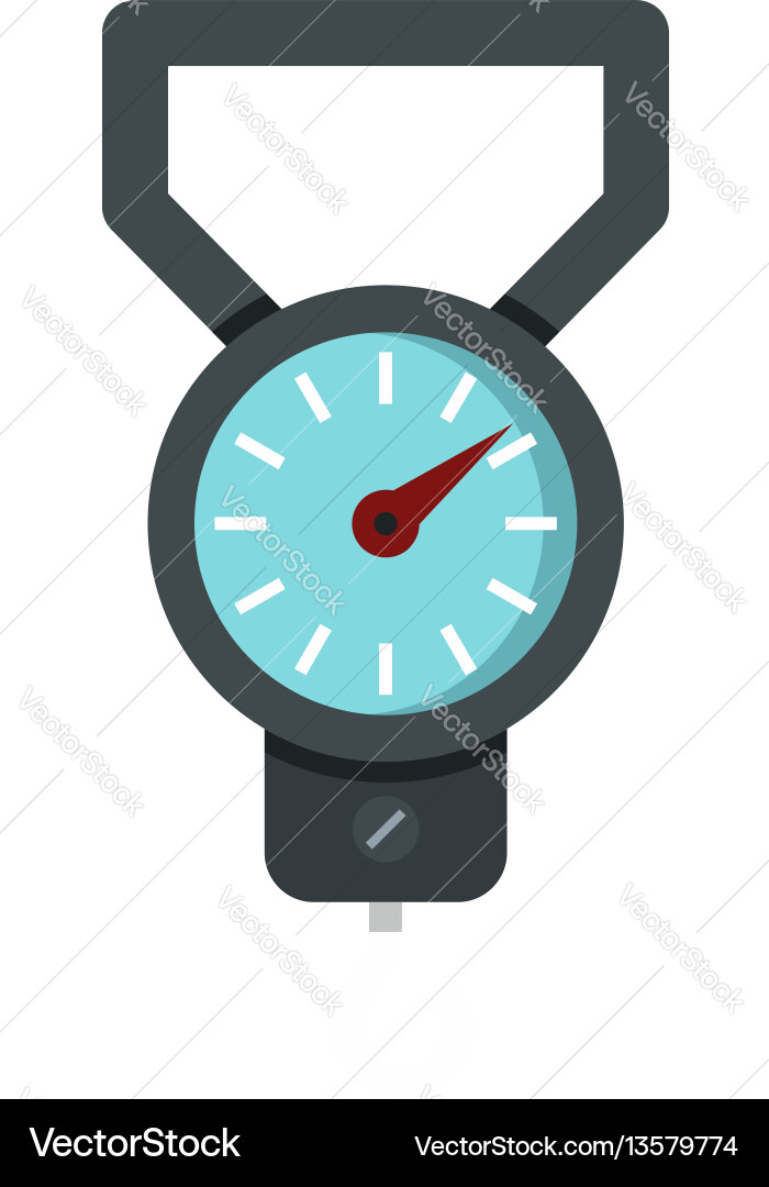 Spring scale icon flat style vector image
