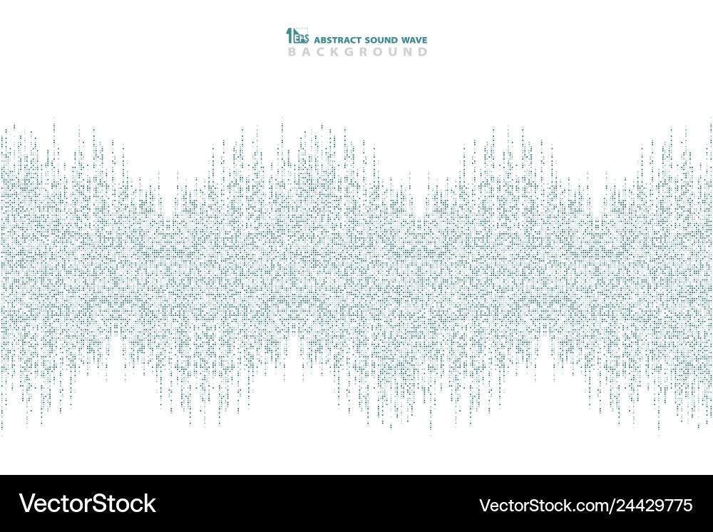 Abstract blue square pattern of sound wave design Abstract blue square pattern of sound wave design vector image