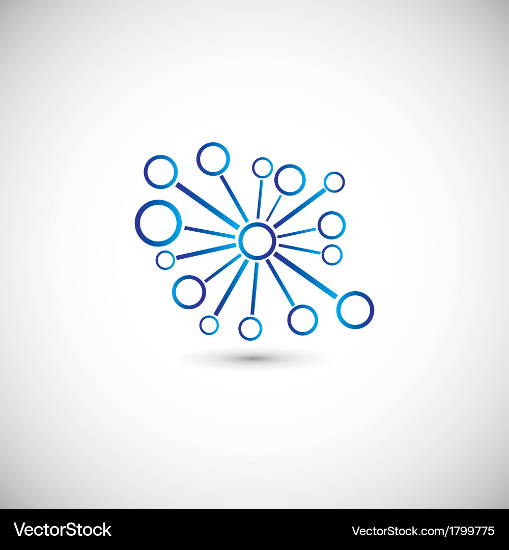 Abstract Connection Icon vector image