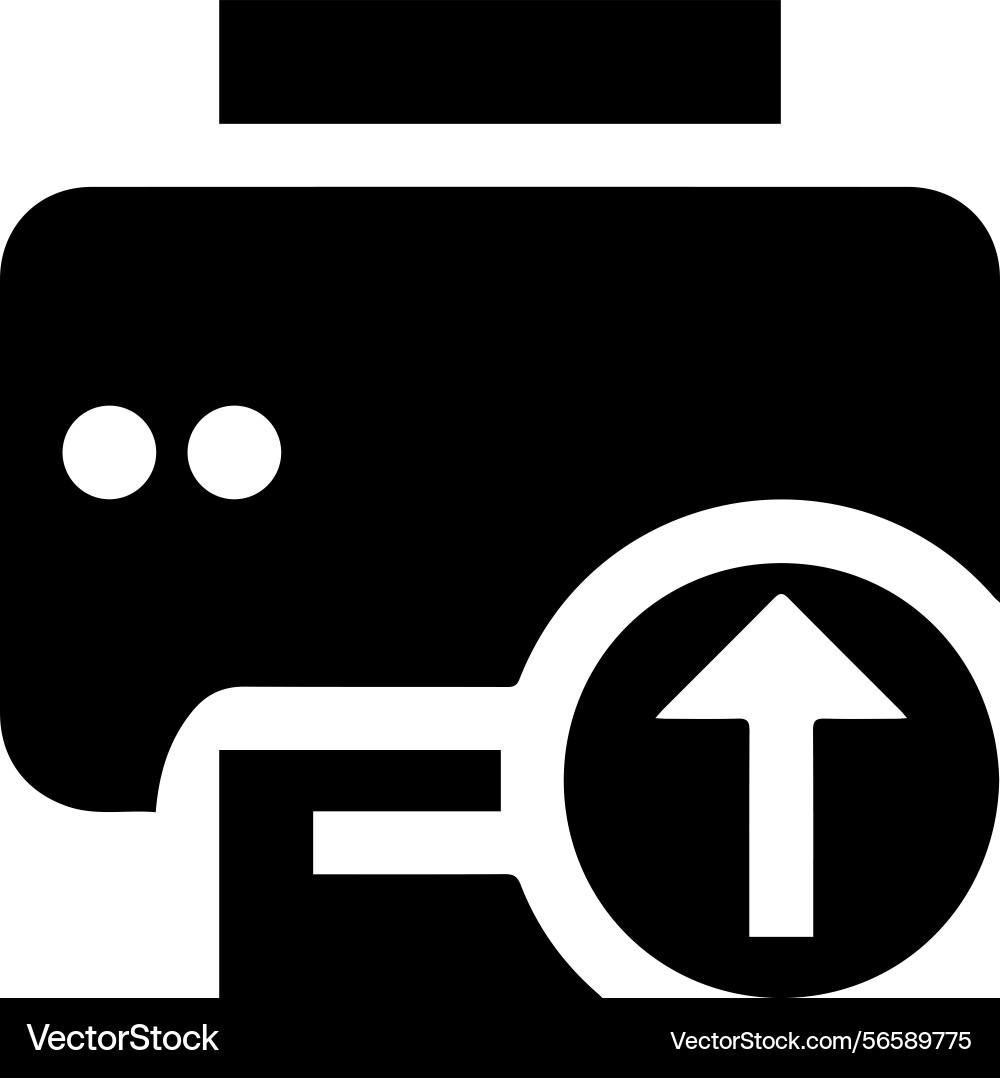 Computer printer icon symbol image Computer printer icon symbol image vector image