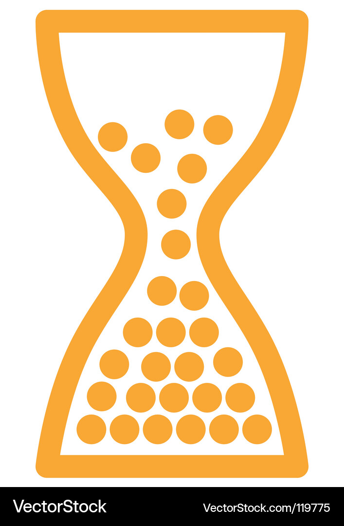 Sandglass Timer Icon Vector Image