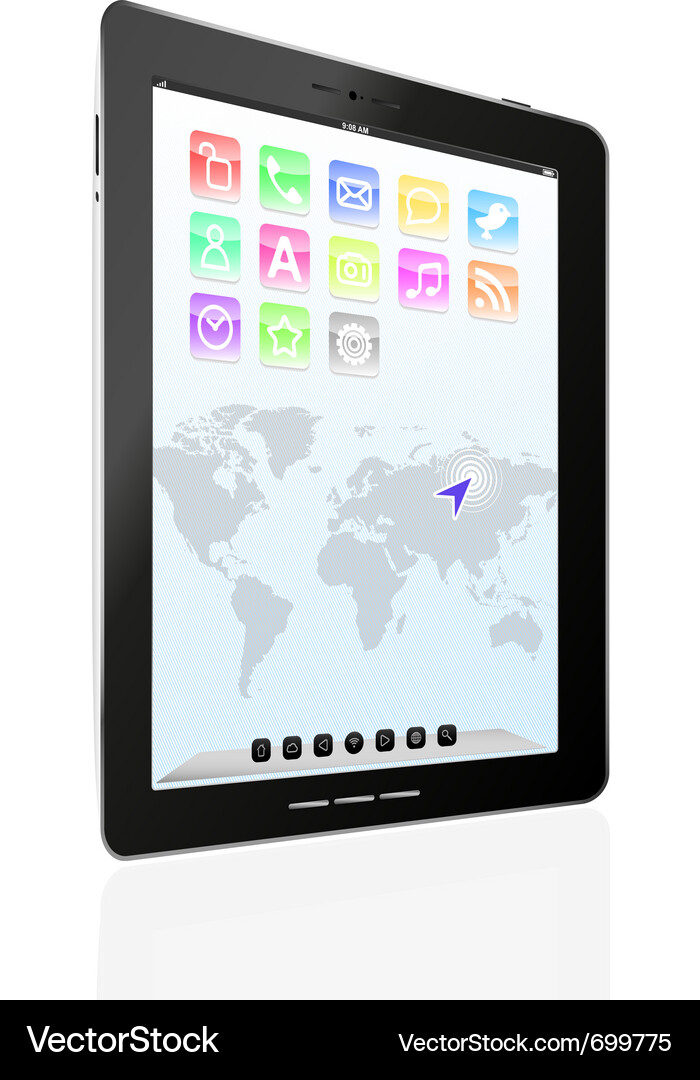 Tablet computer Vector Image