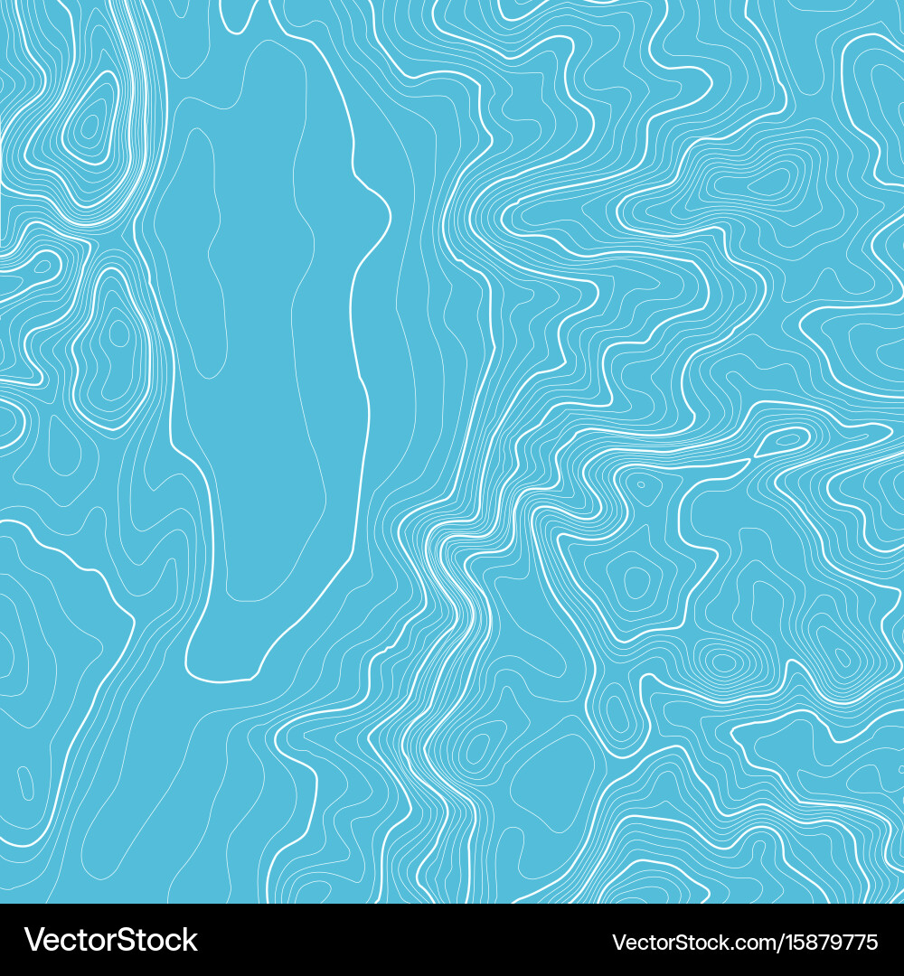 Topographic map background with space for copy Vector Image