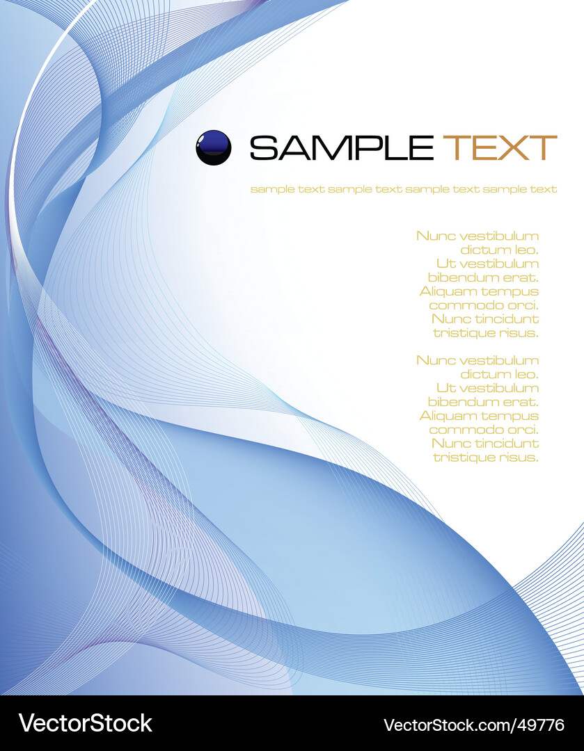 Abstract Wave Background Vector Image