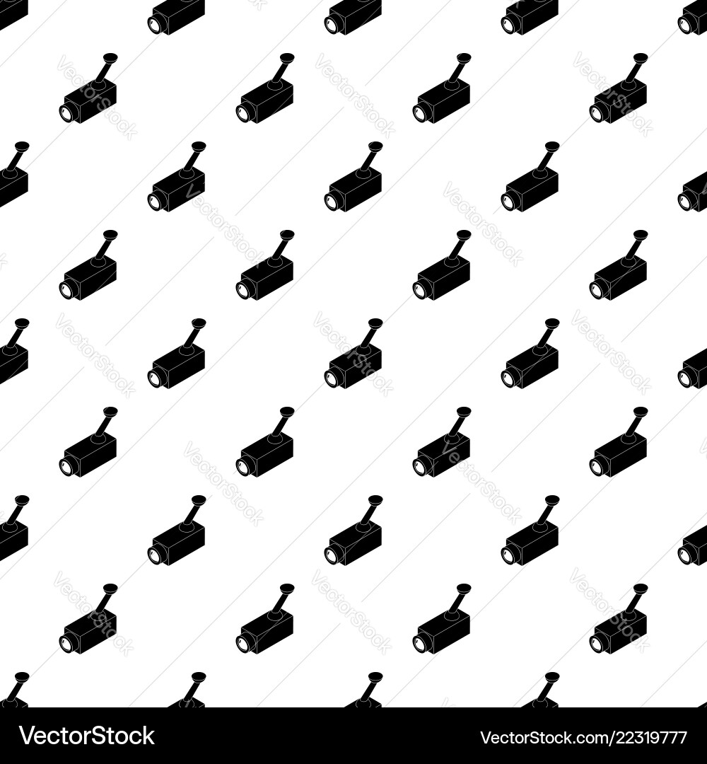 Security camera pattern seamless Security camera pattern seamless vector image