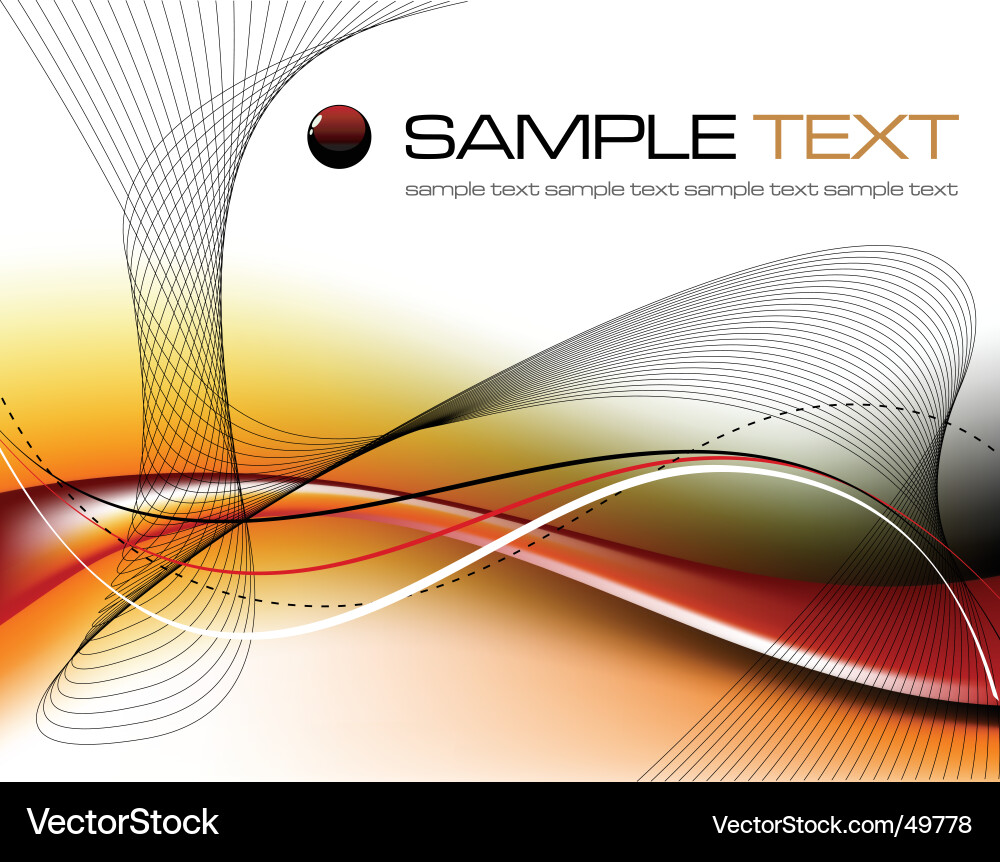 Dynamic Abstract Flow vector image