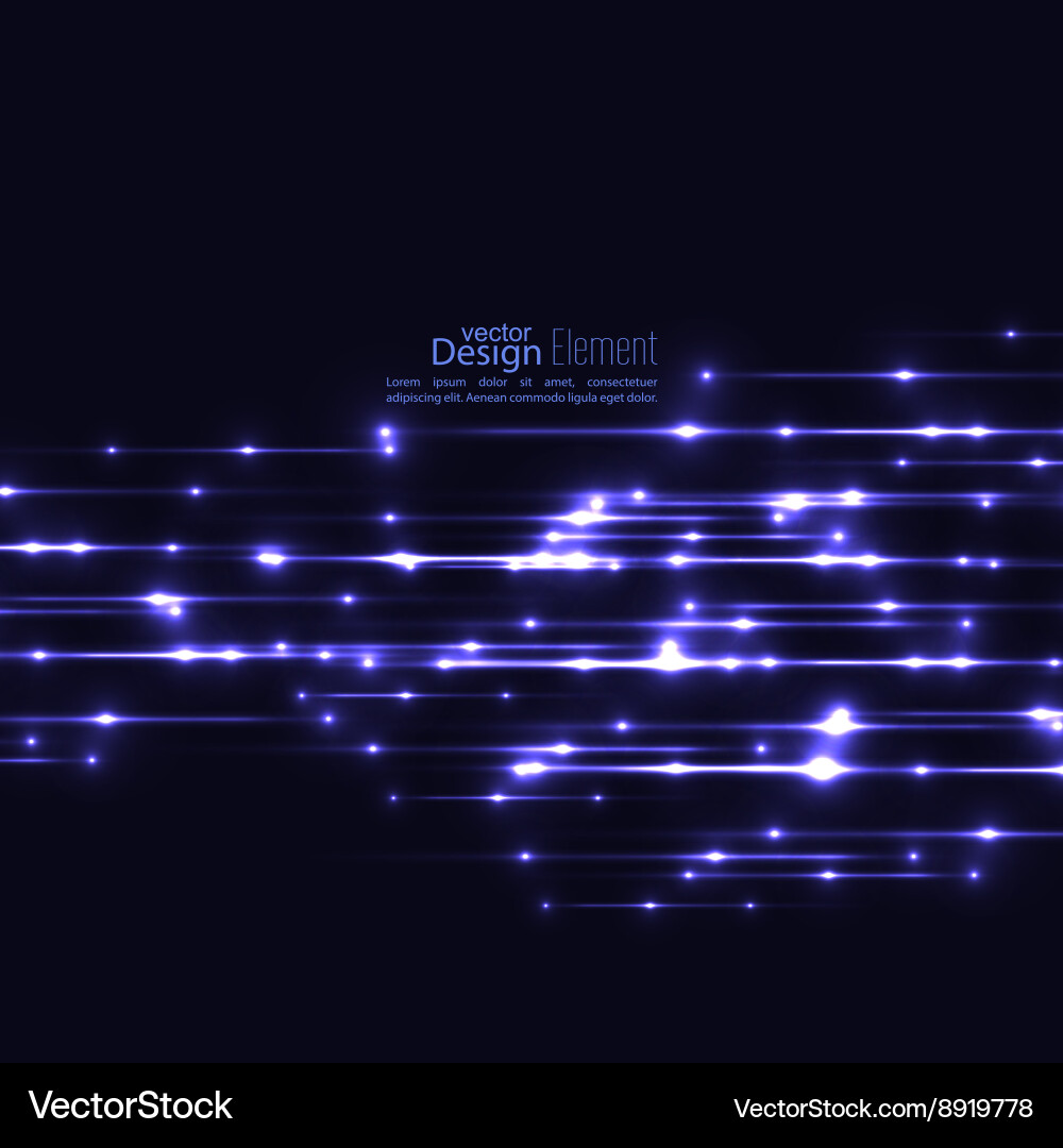 Dynamic Glowing Rays Background Vector Image