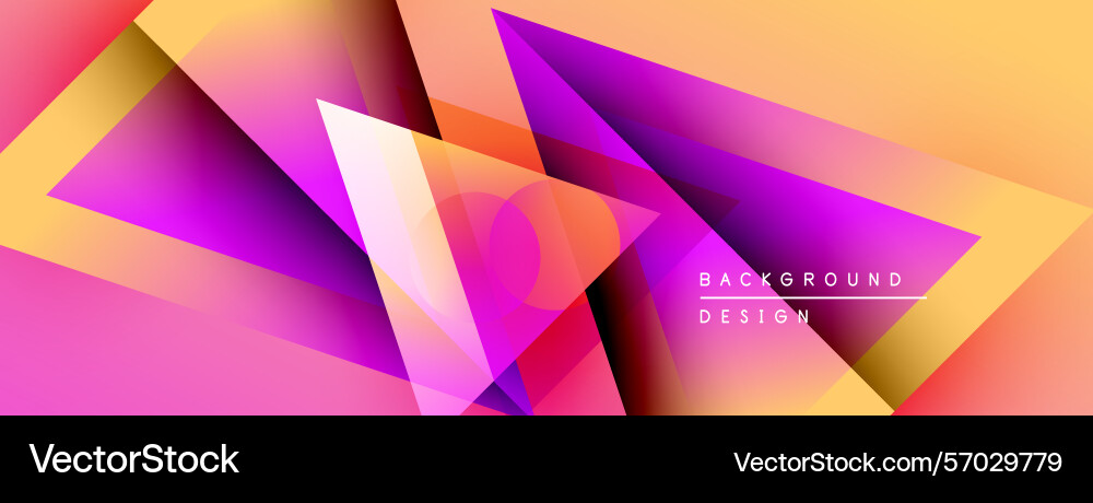 Abstract geometric shapes overlap creating Abstract geometric shapes overlap creating Vector Image