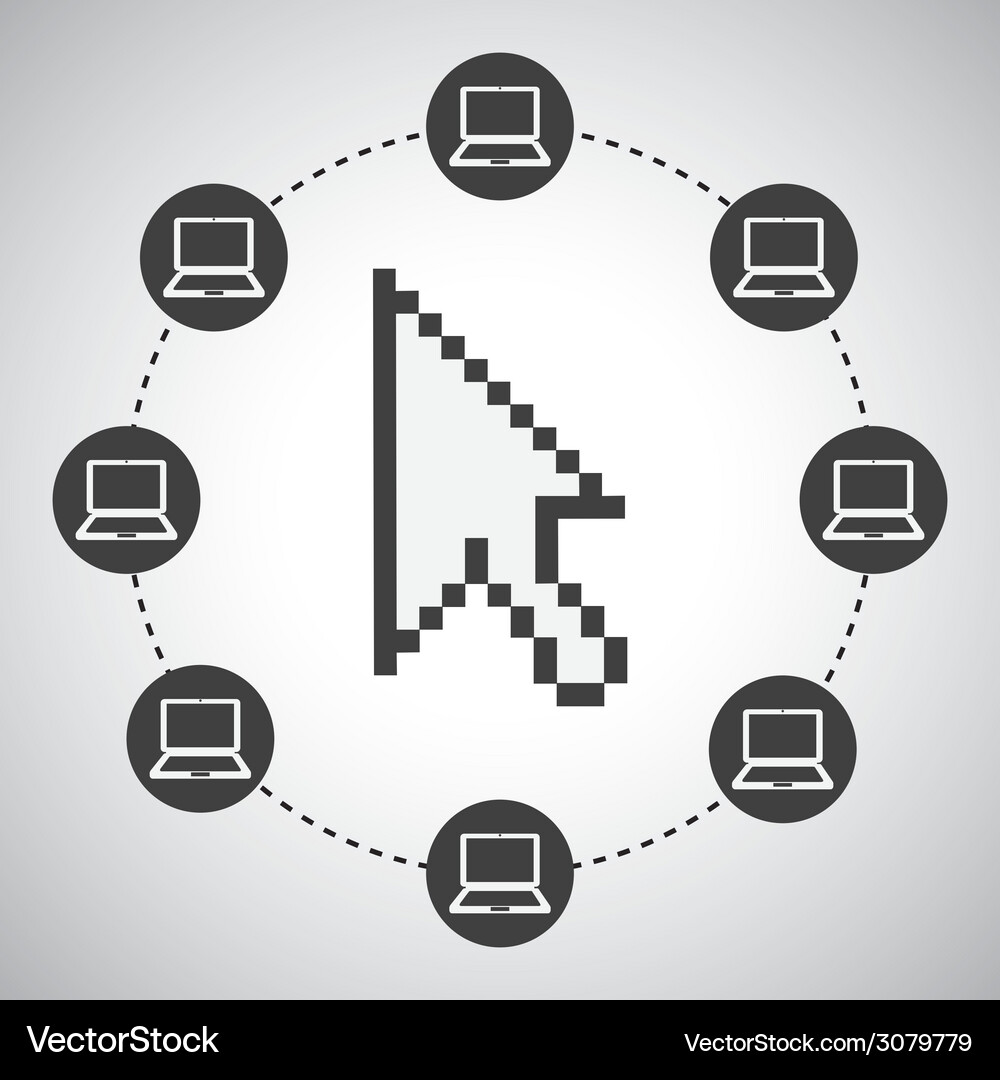 Pointer design Vector Image