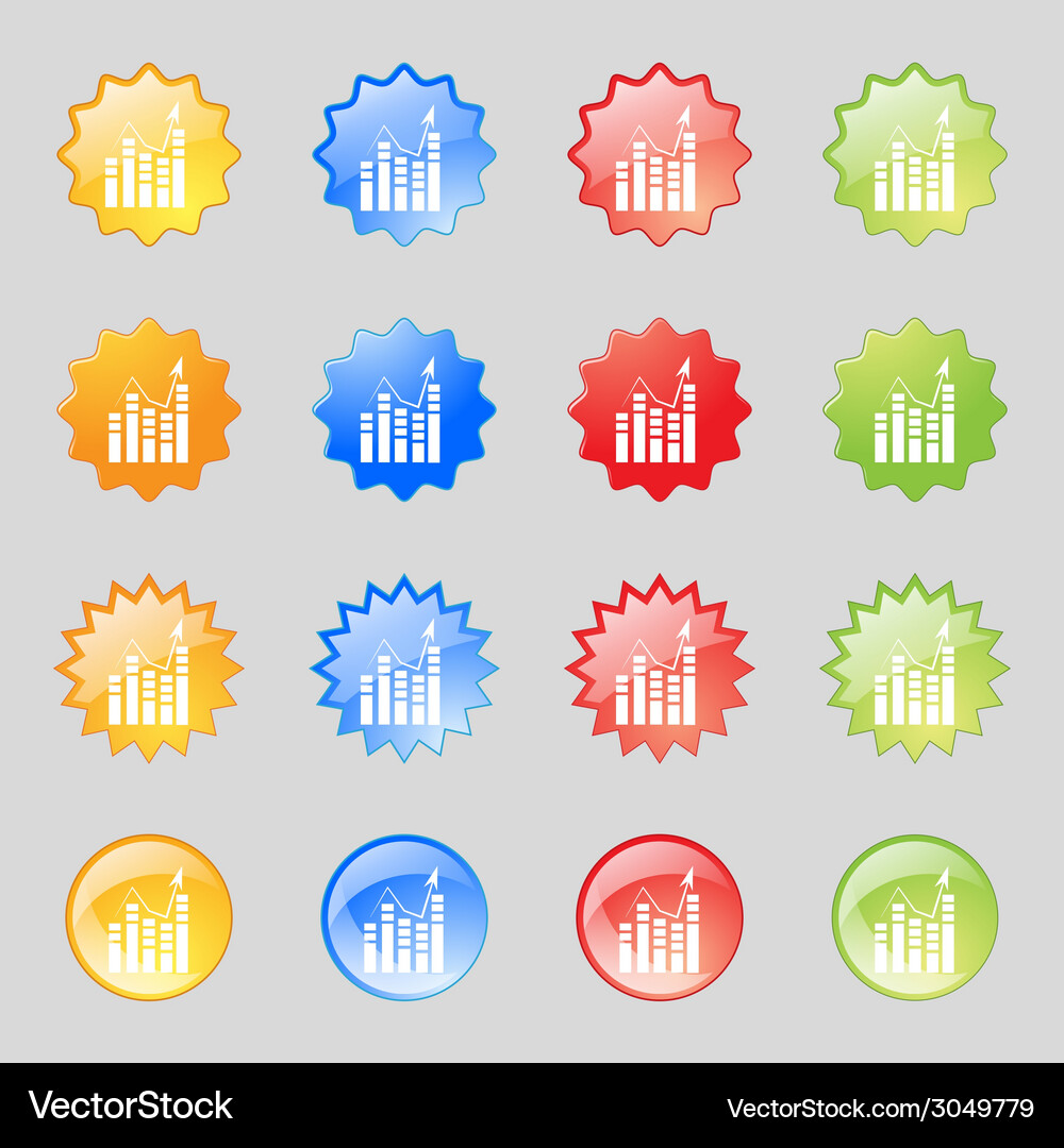 Text file icon add document with chart sign Vector Image