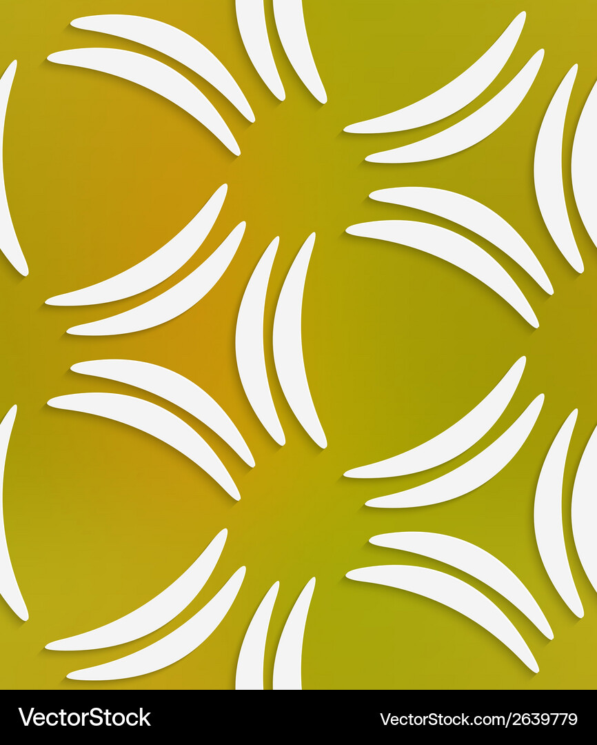 White banana shapes on mesh seamless pattern Vector Image