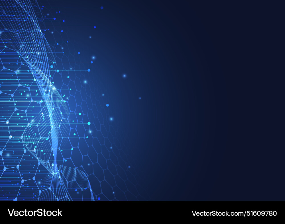 Big data visualization abstract technology Big data visualization abstract technology Vector Image