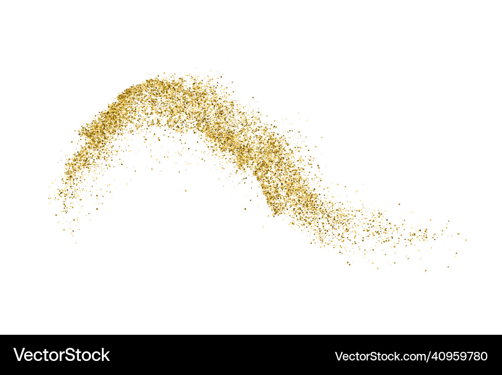 Gold glitter texture Gold glitter texture Vector Image