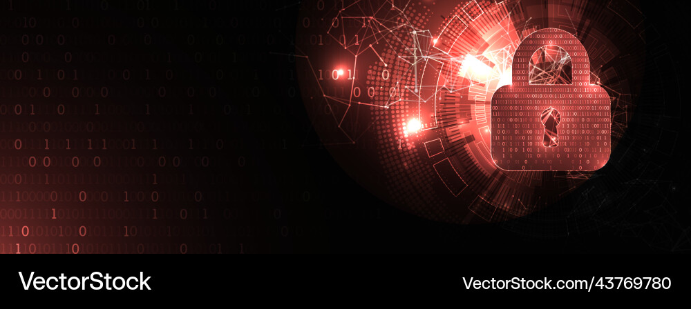 Protection background technology security encode Vector Image