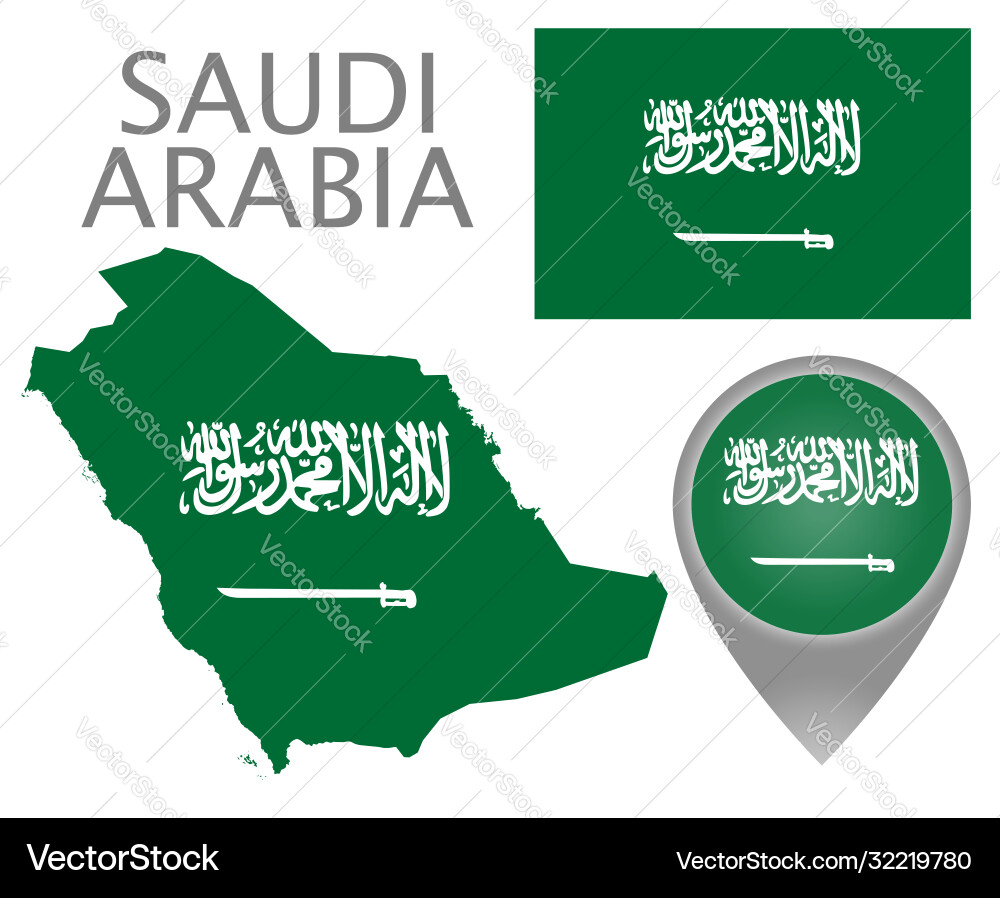 Saudi arabia Saudi arabia vector image