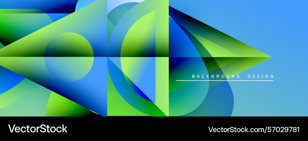 Abstract geometric shapes overlap creating Abstract geometric shapes overlap creating vector image