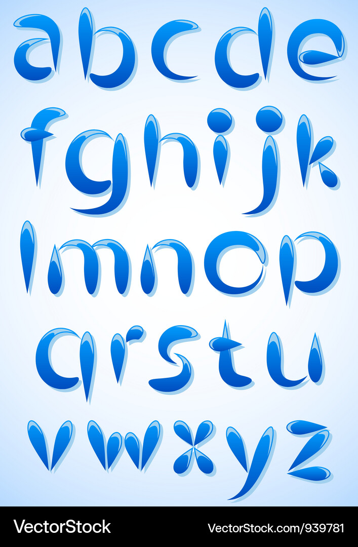 Alphabet Vector Image
