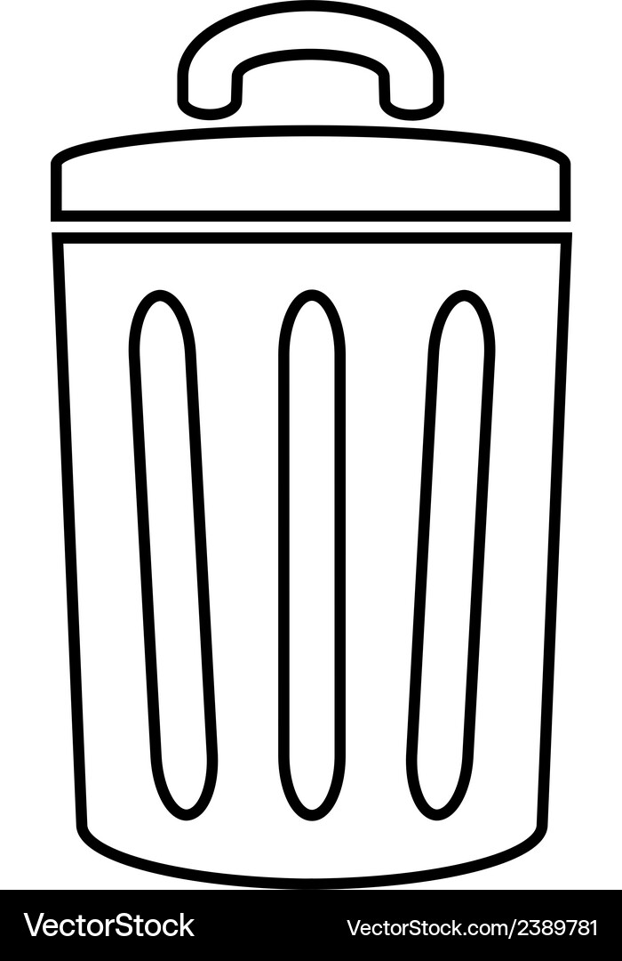 Garbage icon Vector Image