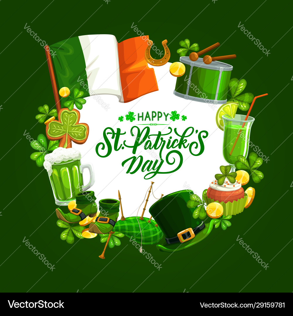 Grüne leprechaun Hut patricks Tag shamrock gold Grüne leprechaun Hut patricks Tag shamrock gold vektorbild