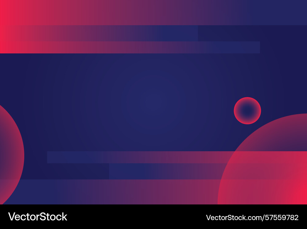 Abstract gradient background with red and blue vector image
