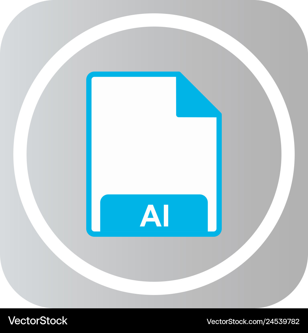 Ai icon Royalty Free Vector Image - VectorStock