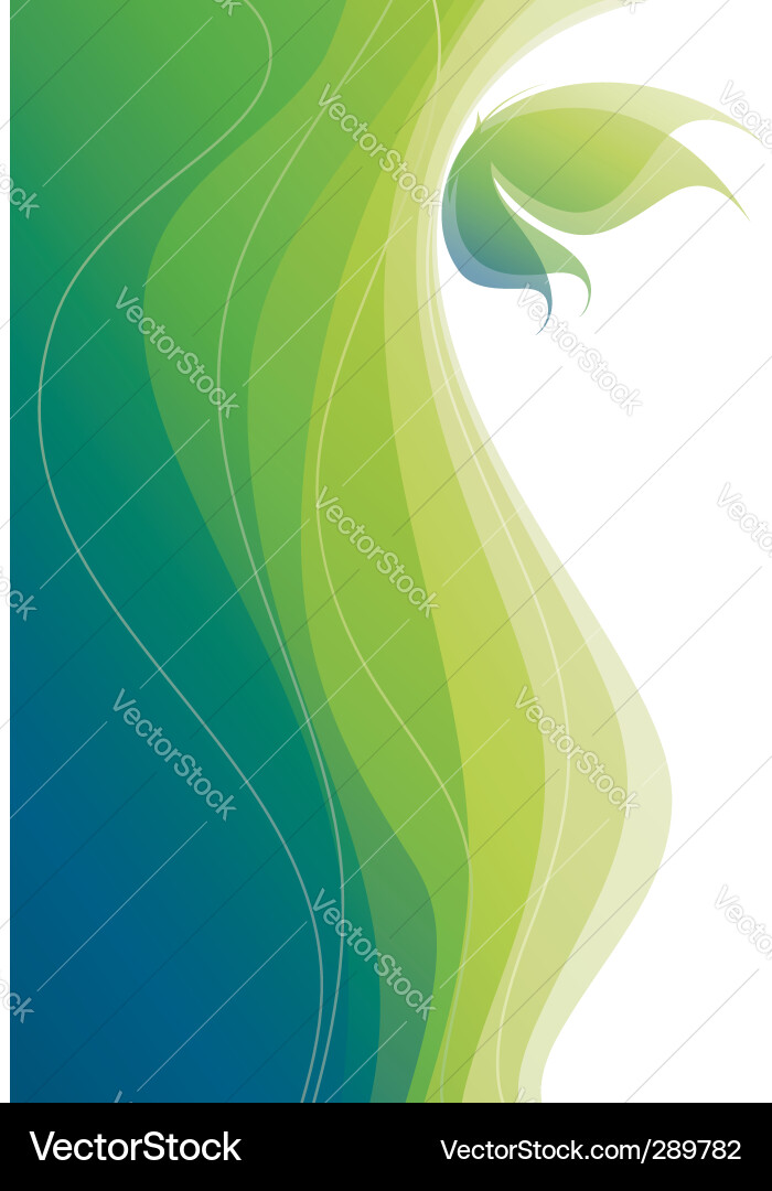 Gradient Wave Background vector image