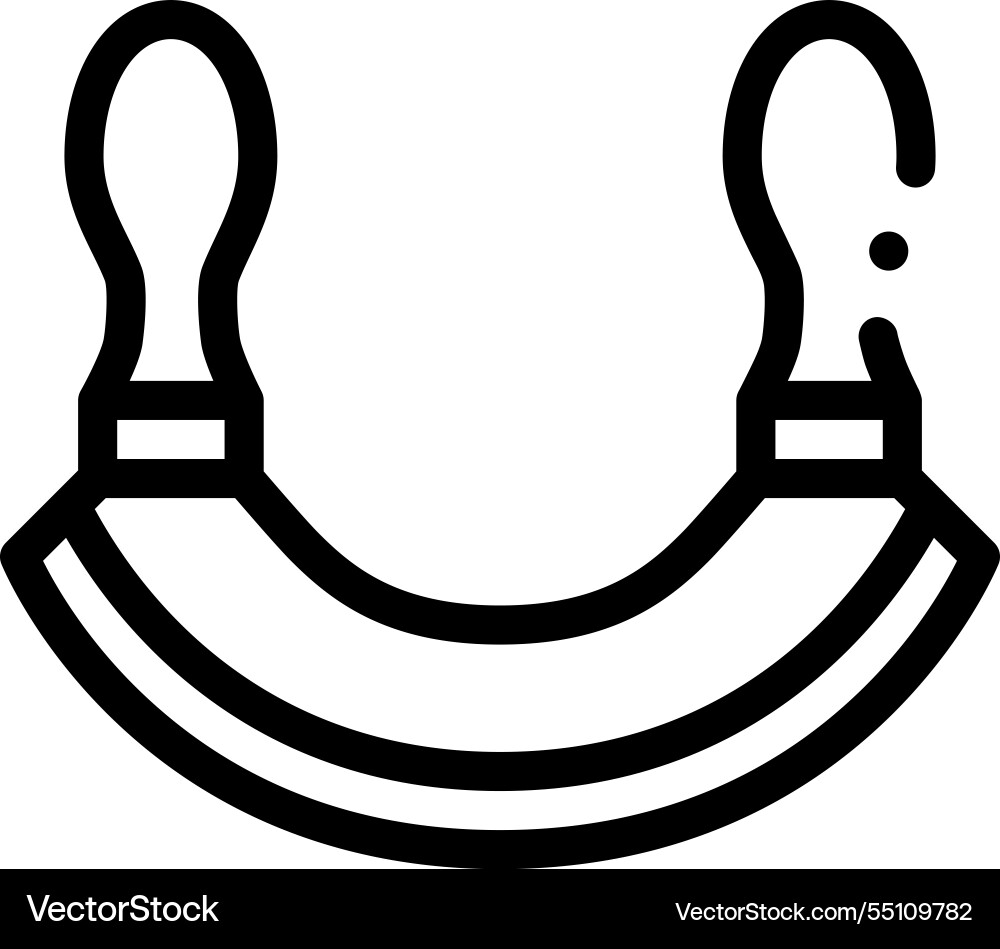 Mic icon thin linear style design isolated Mic icon thin linear style design isolated vector image