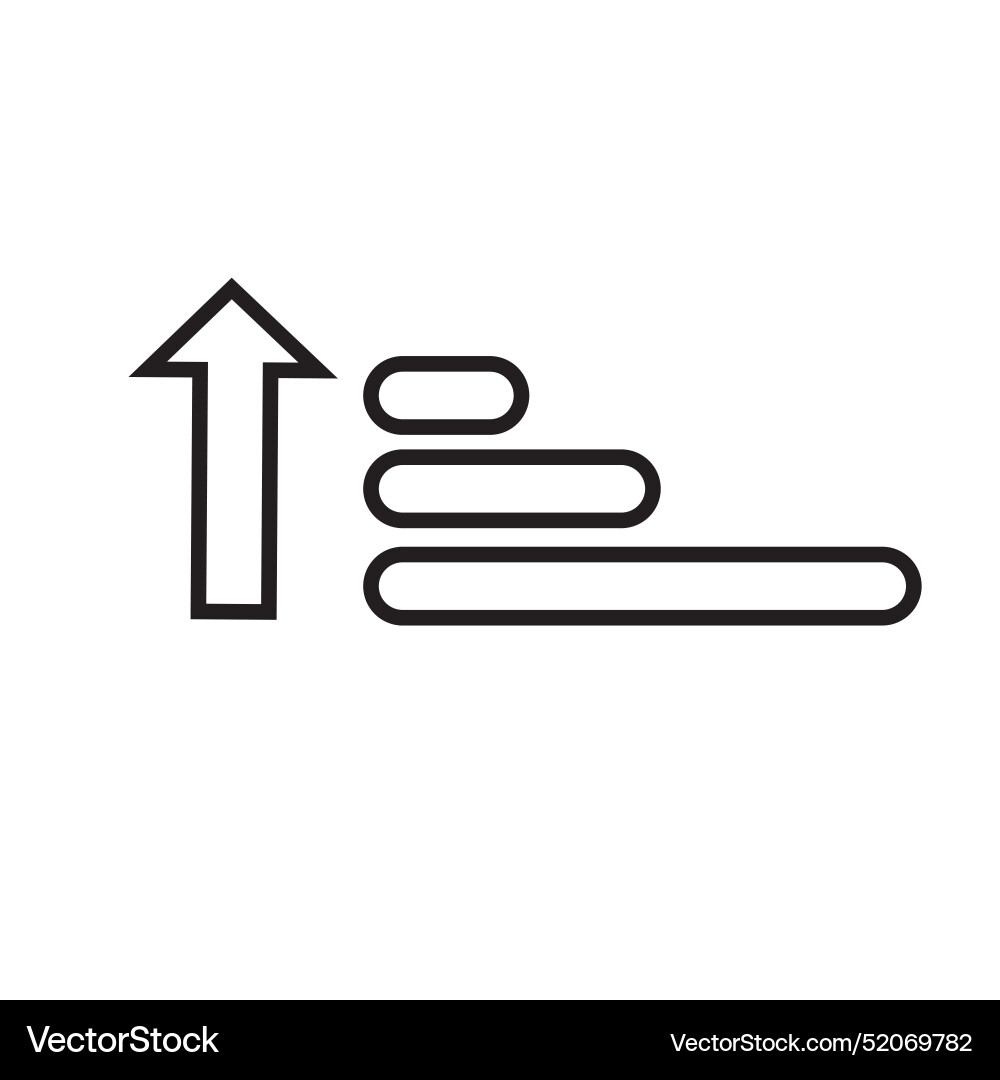 Priority icon suitable for task management vector image