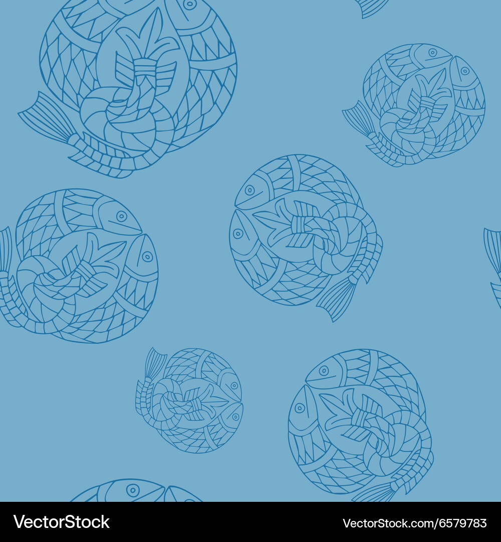 Seamless background with celtic art Vector Image