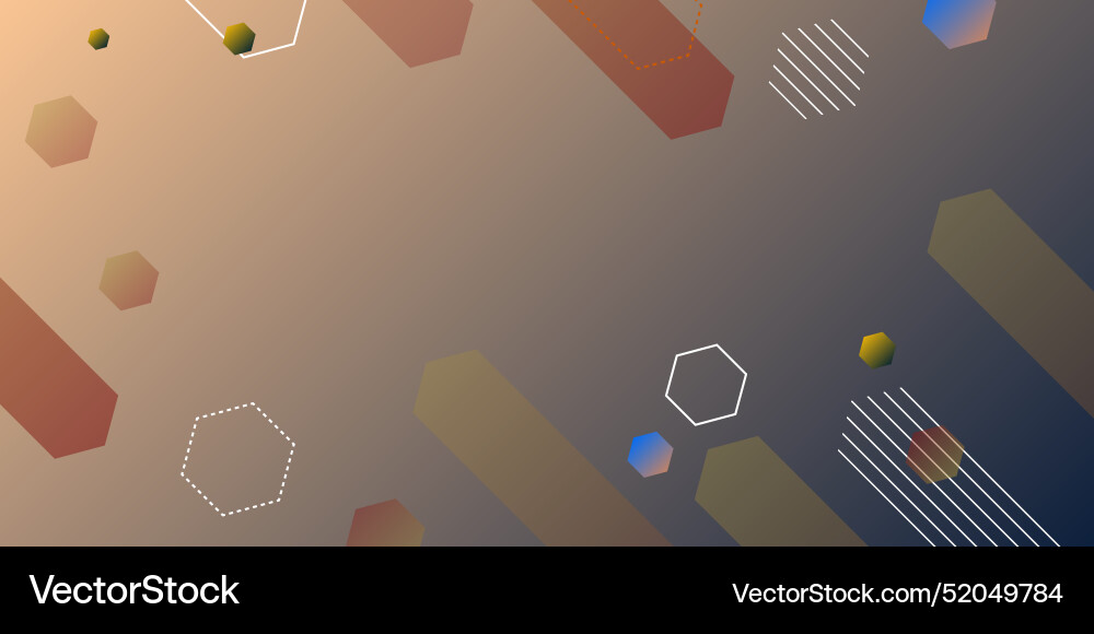 Gradient hexagonal background Gradient hexagonal background vector image