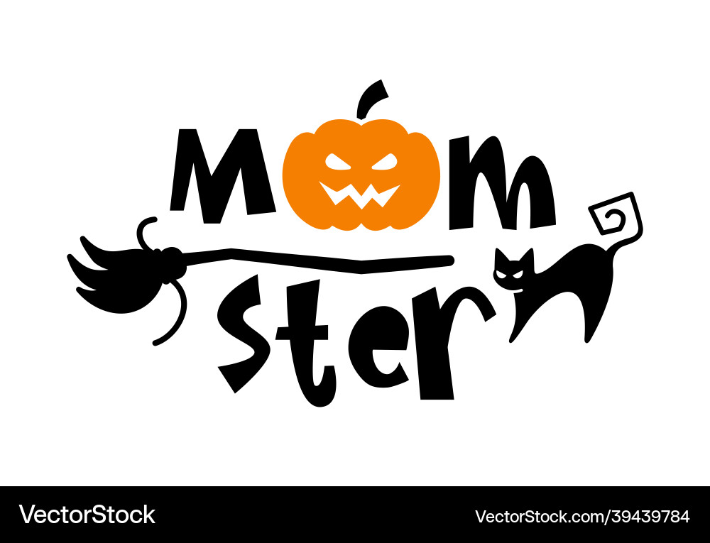 Halloween Typografie Logo Design mit Zitat Halloween Typografie Logo Design mit Zitat vektorbild