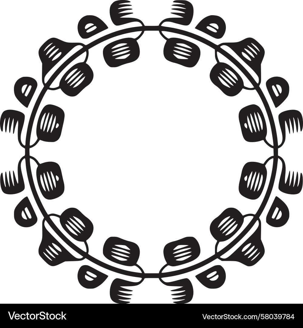 Retro Circular Microphone Pattern Vector Image
