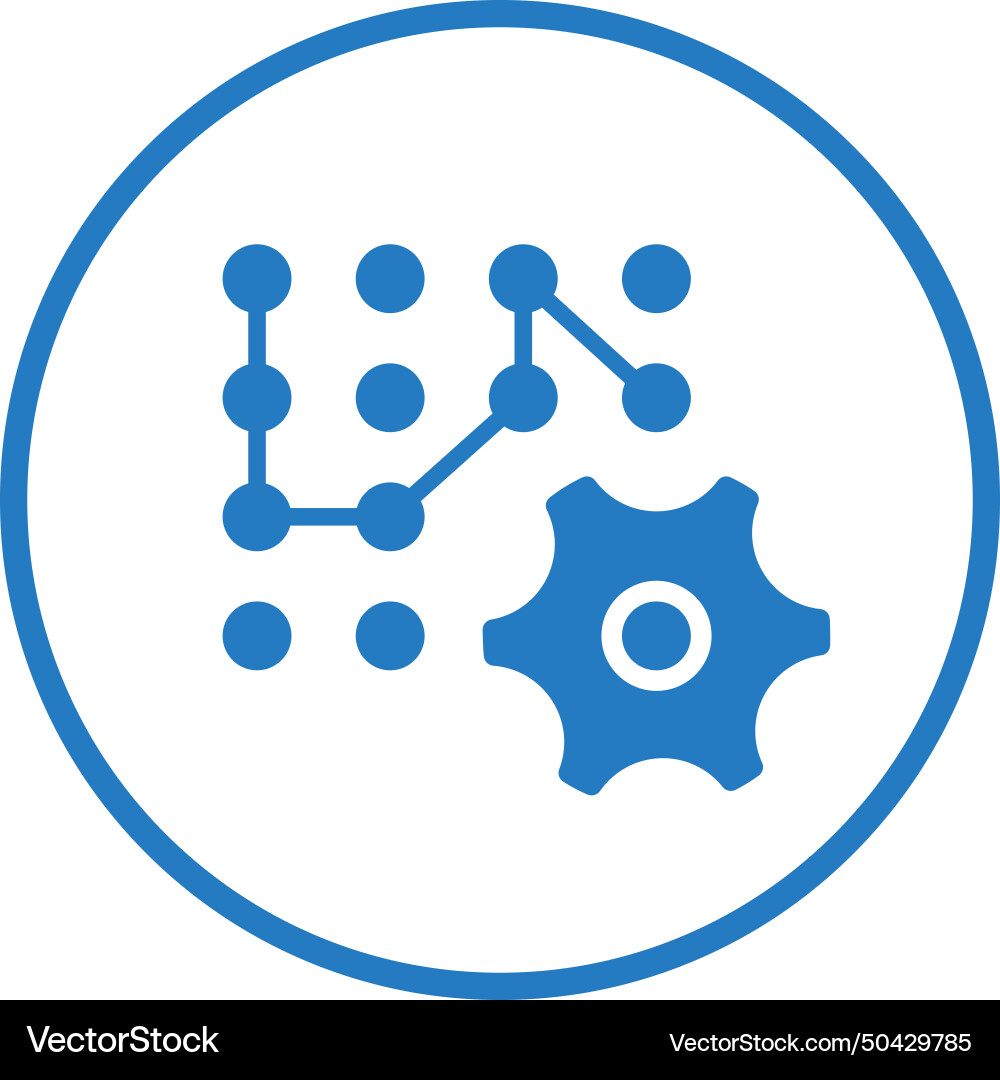 Complexity framework system icon Vector Image