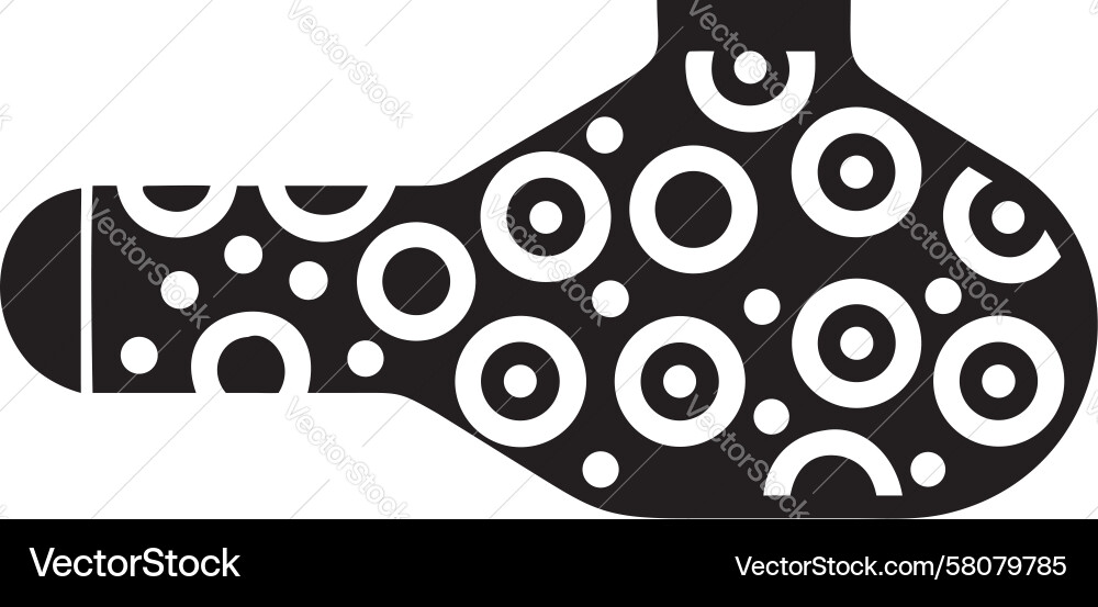 Concentric Circle Flask Vector Image