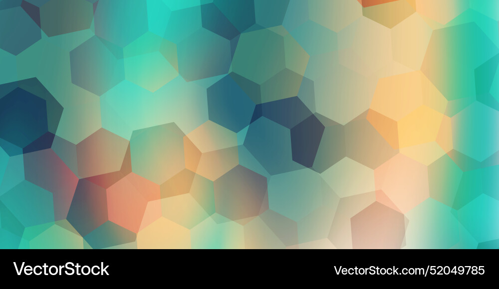 Gradient hexagonal background Gradient hexagonal background vector image