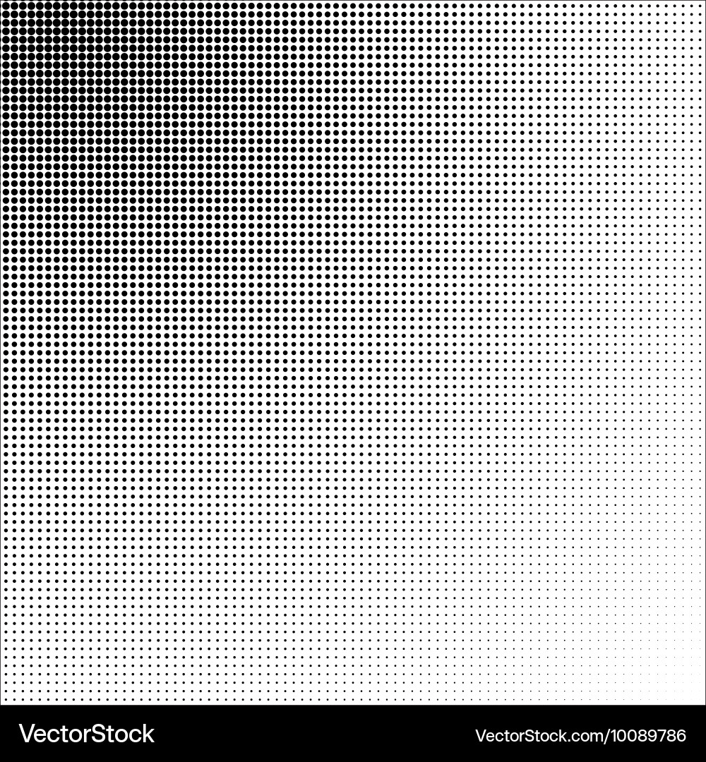 Halftone Dot Pattern vector image
