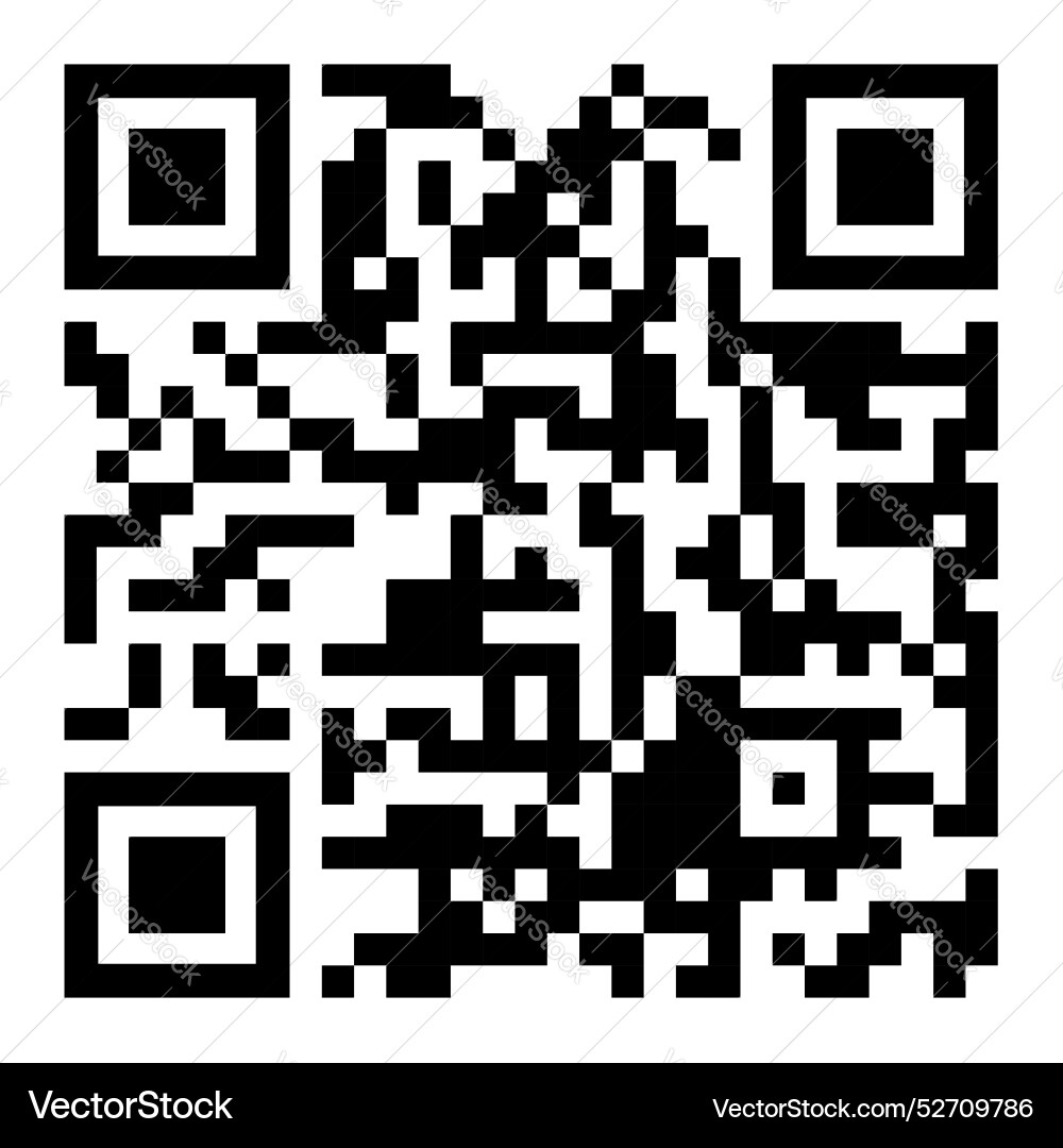 Qr code sample icon design element Qr code sample icon design element vector image