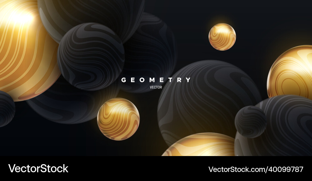 Abstract background with 3d dynamic spheres Abstract background with 3d dynamic spheres vector image