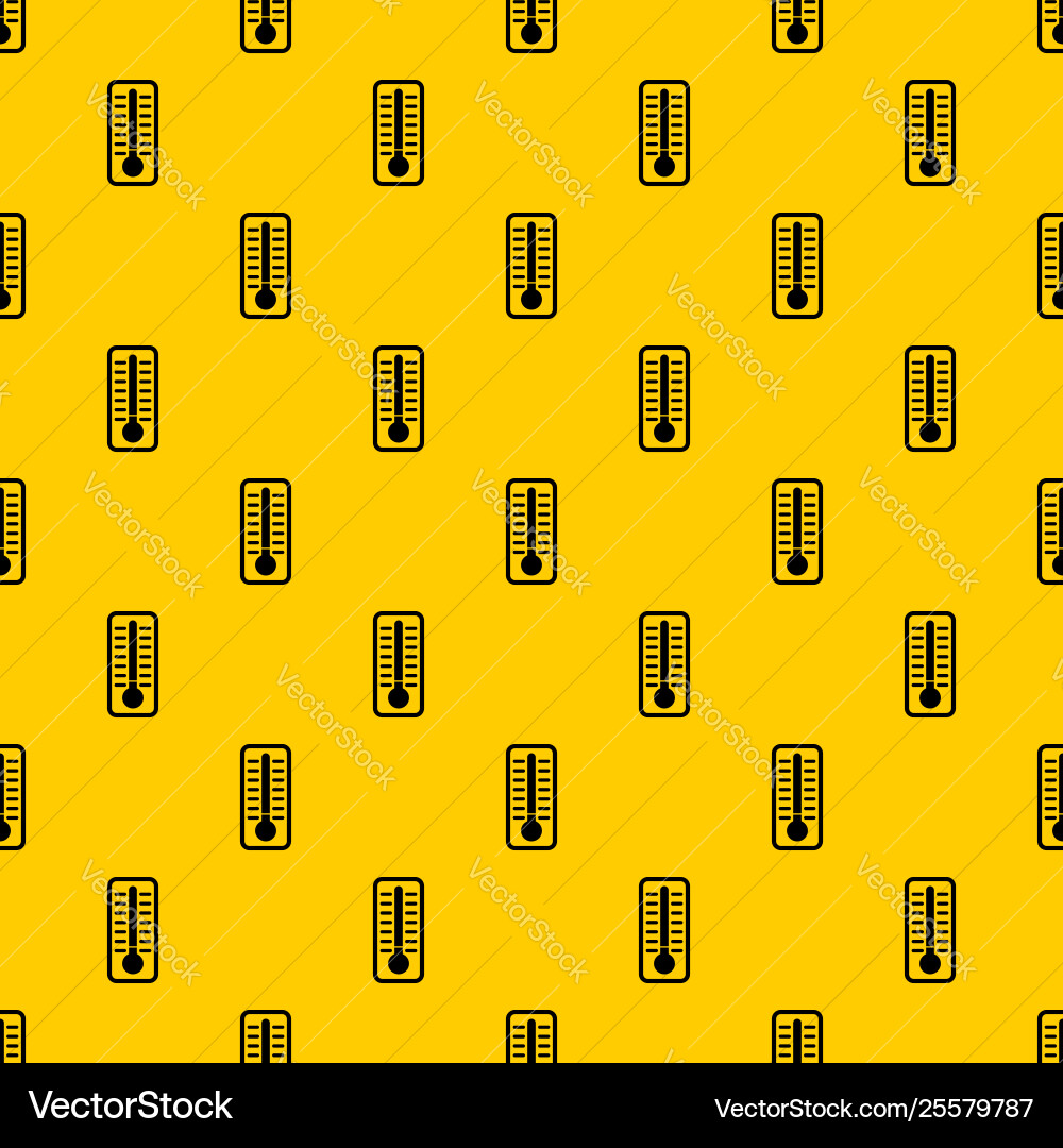 Cold thermometer pattern Cold thermometer pattern vector image