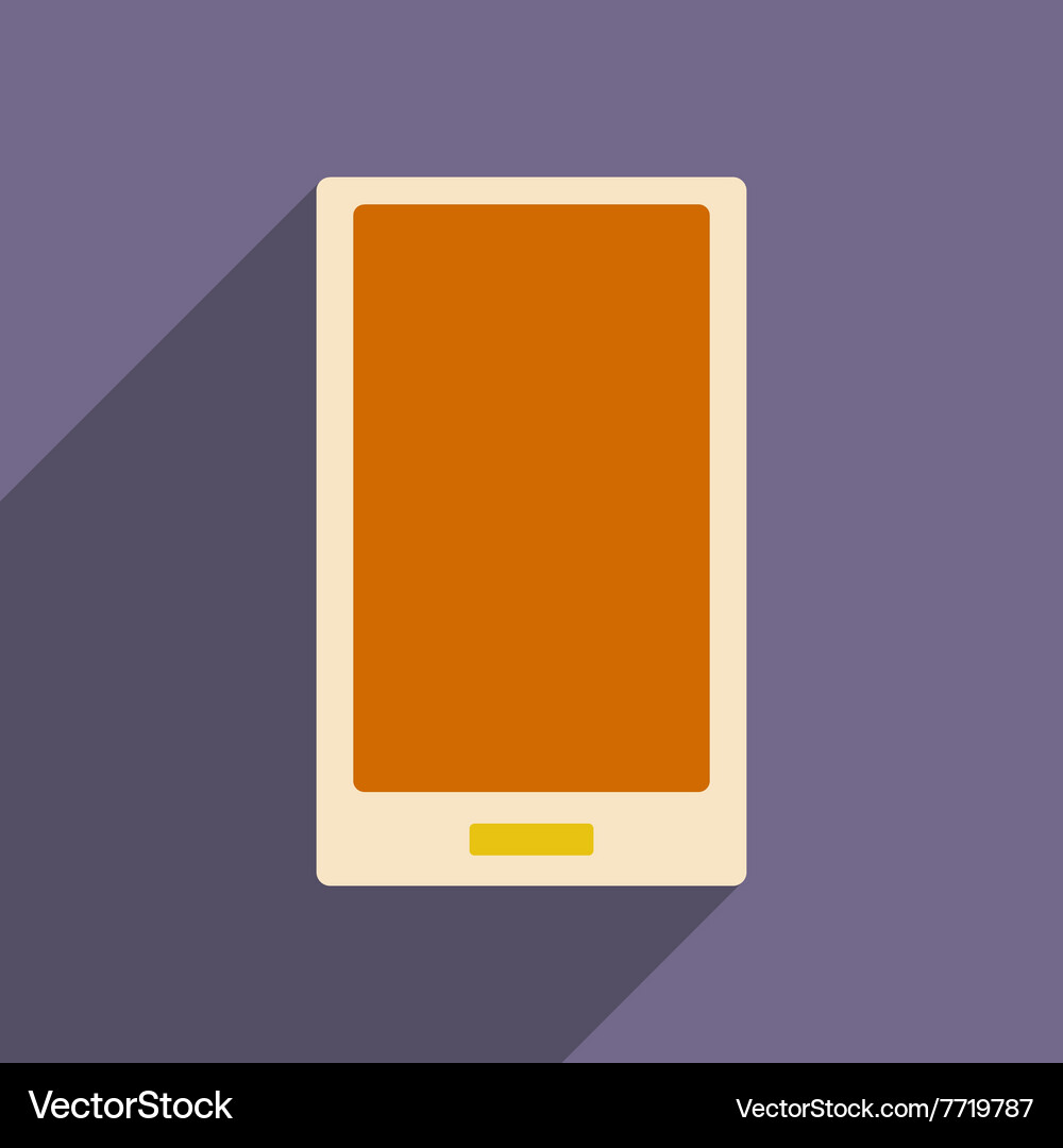 Flat with shadow icon and mobile applacation Vector Image