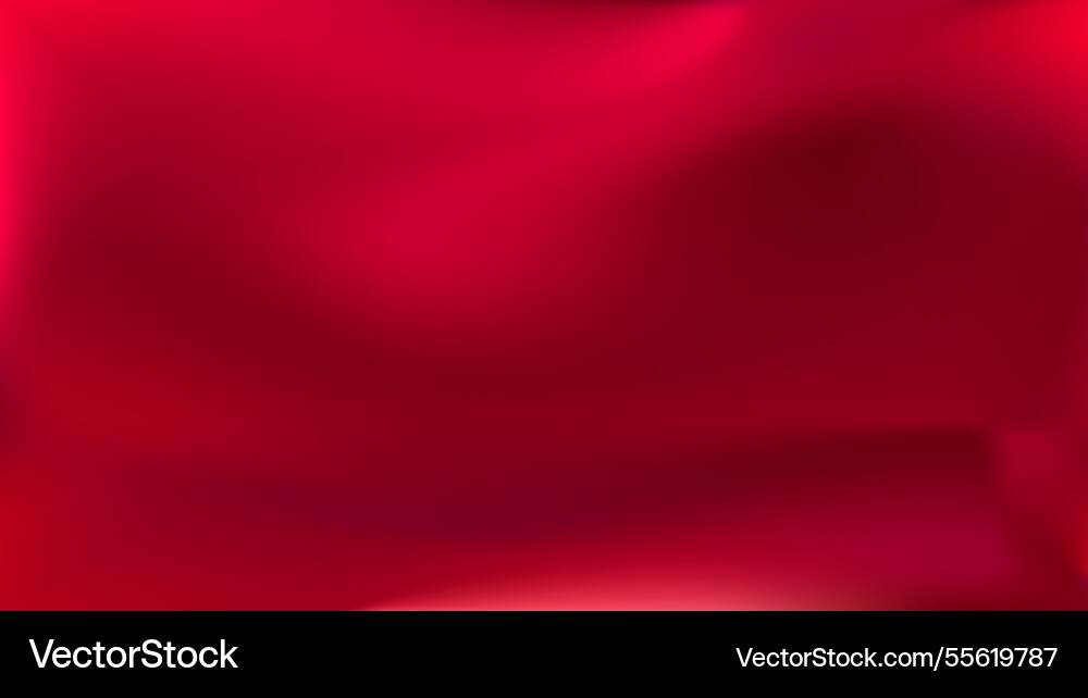 Red abstract fluid gradient background flowing vector image