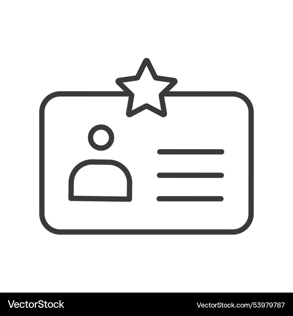 Special pass in line design access Vector Image