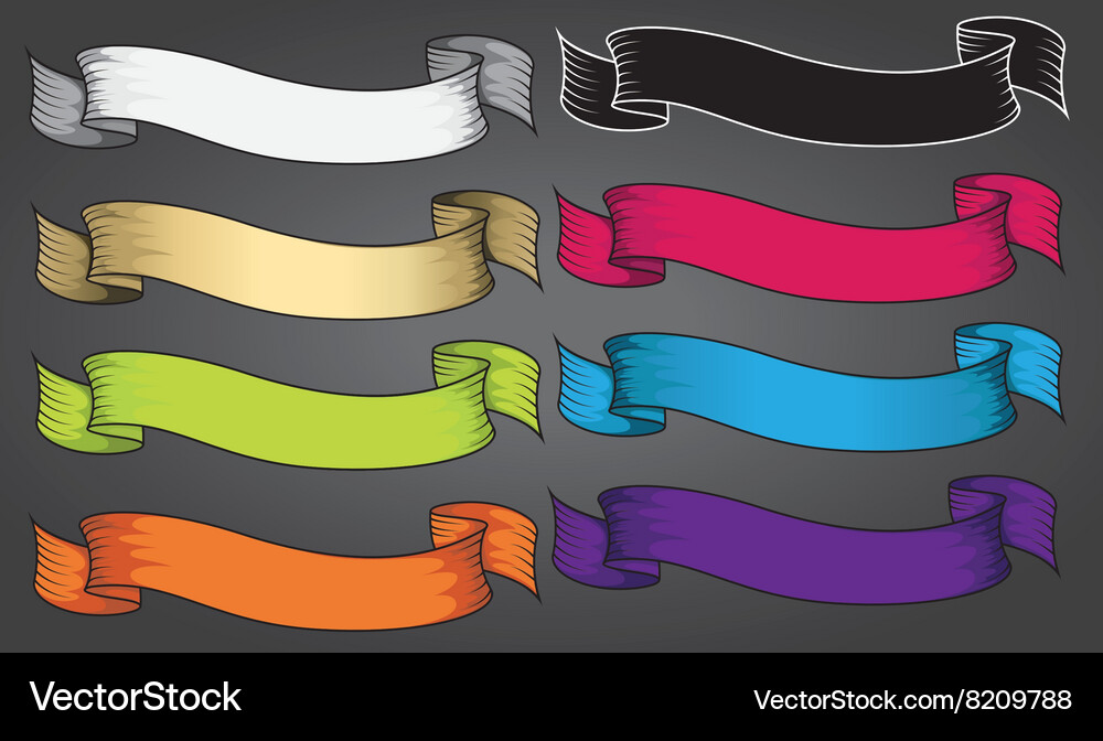 Colored paper parchment scroll background Vector Image