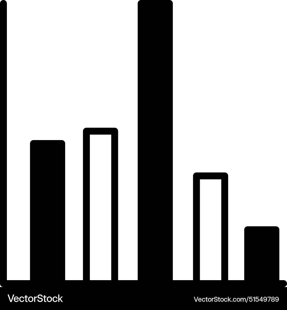 A graph with circle in the middle A graph with circle in the middle vector image