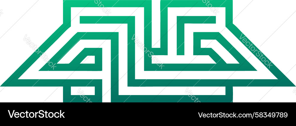 Dynamic Angular Shape Vector Image