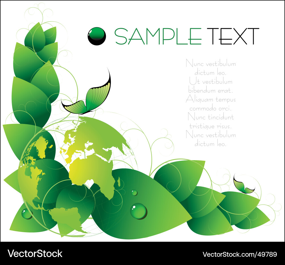 Spring Bloom Abstract Background Vector Image