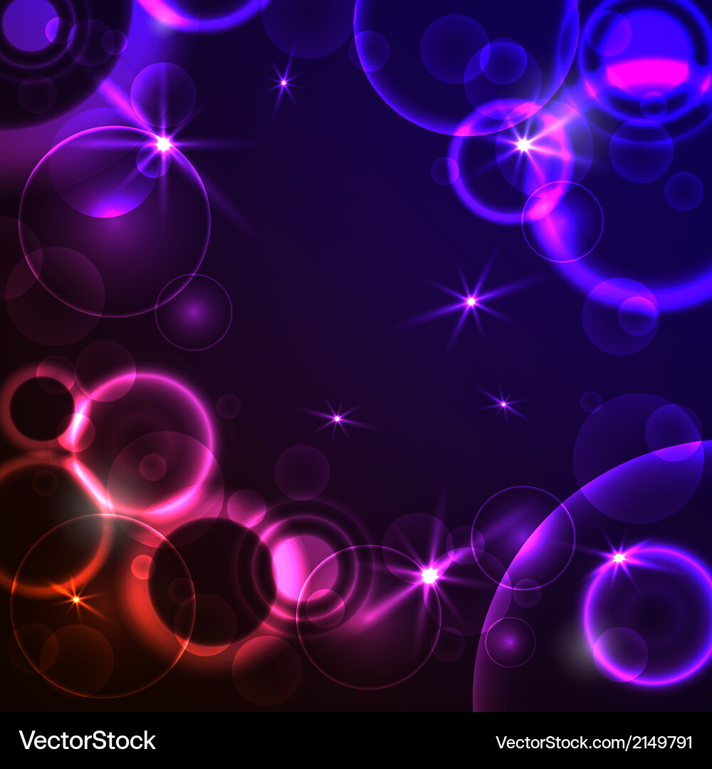 Neon Particle Background Vector Image